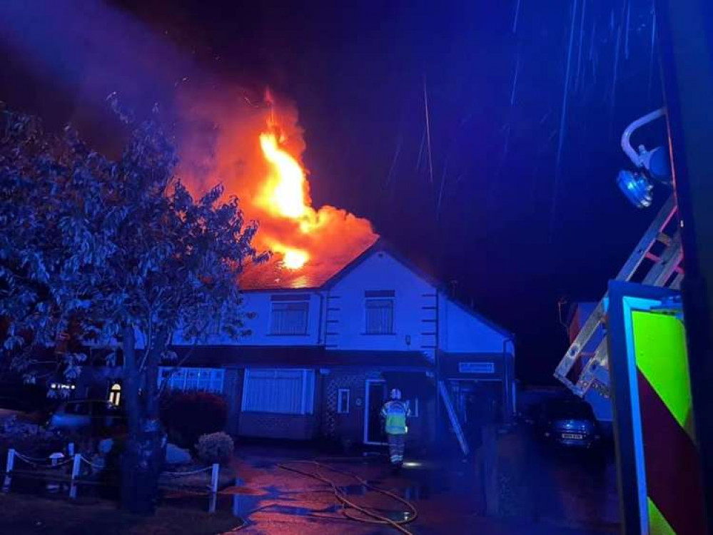 Ashby Fire Station was among those called out to the fire in Coalville. Photos: Leicestershire Fire and Rescue Service