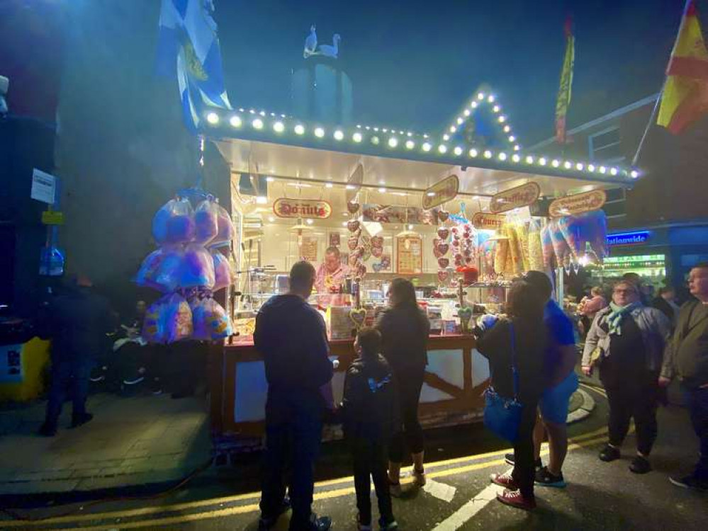 There were no shortage of food stalls in Market Street