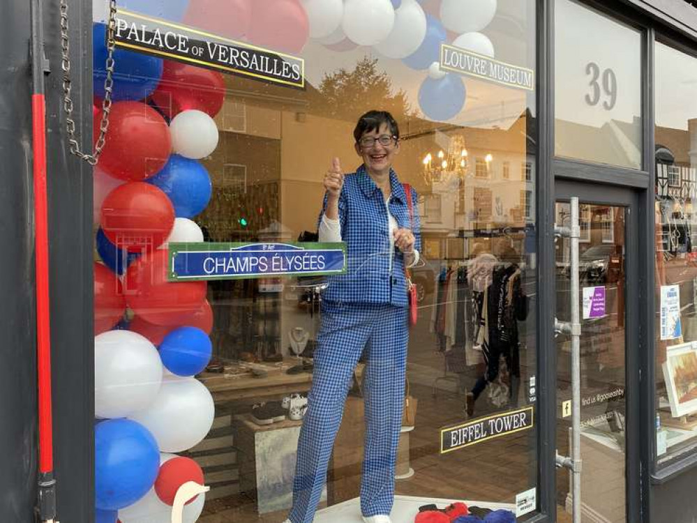 There was a French flavour to Goose's window display