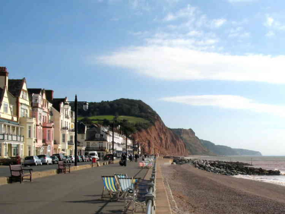 Sidmouth seafront. Picture courtesy of Ian James Cox.