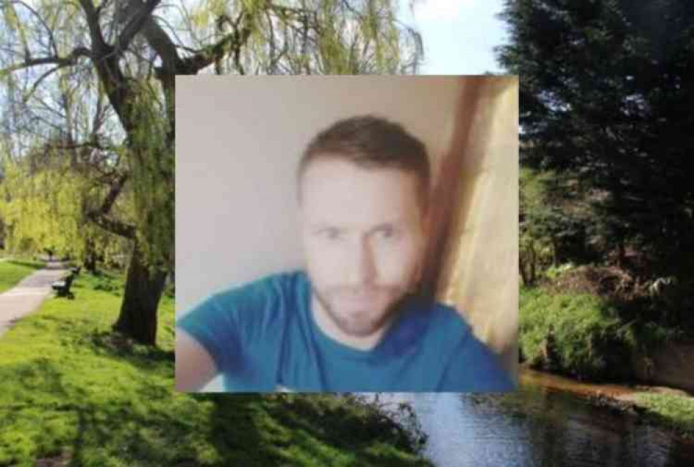 Matthew Williams, 36, was last seen 10 days ago. Picture courtesy of Devon and Cornwall Police. Matthew Williams, 36, was last seen 10 days ago. Picture courtesy of Devon and Cornwall Police.