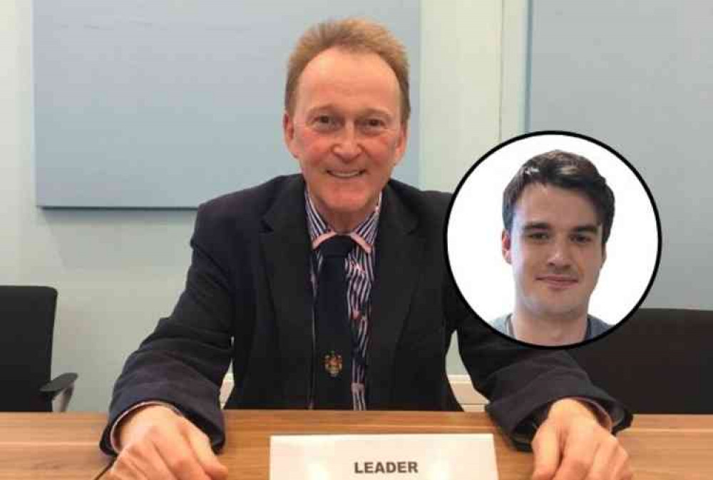 Council leader Ben Ingham (Inset: councillor Paul Millar who resigned from the cabinet) Council leader Ben Ingham (Inset: councillor Paul Millar who resigned from the cabinet)