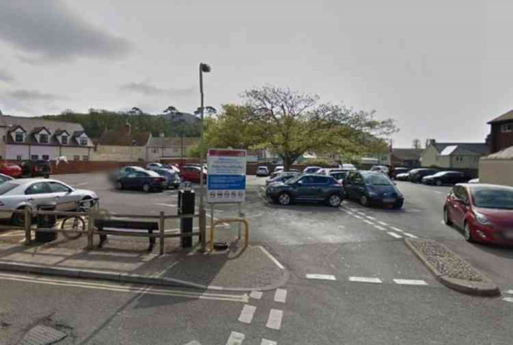 Roxburgh Car Park in Sidmouth. Image courtesy of Google. Roxburgh Car Park in Sidmouth. Image courtesy of Google.