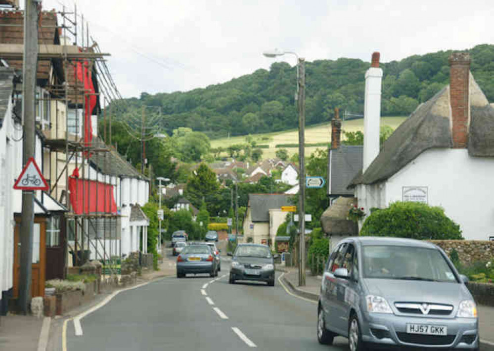 Church Street in Sidford. Picture courtesy of Pierre Terre. Church Street in Sidford. Picture courtesy of Pierre Terre.