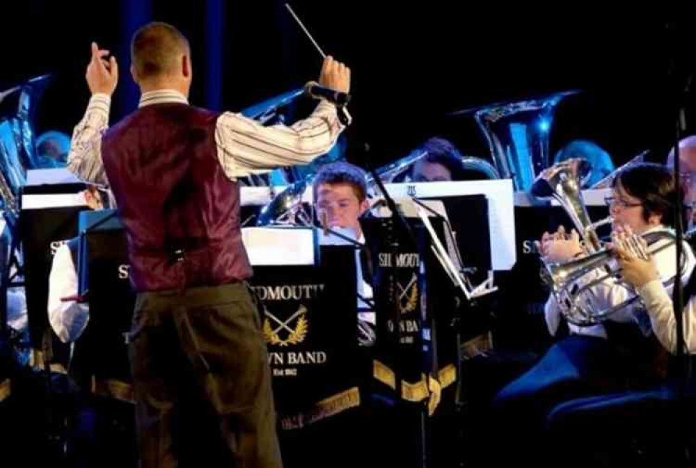 Sidmouth Town Band. Picture courtesy of Eve Mathews.