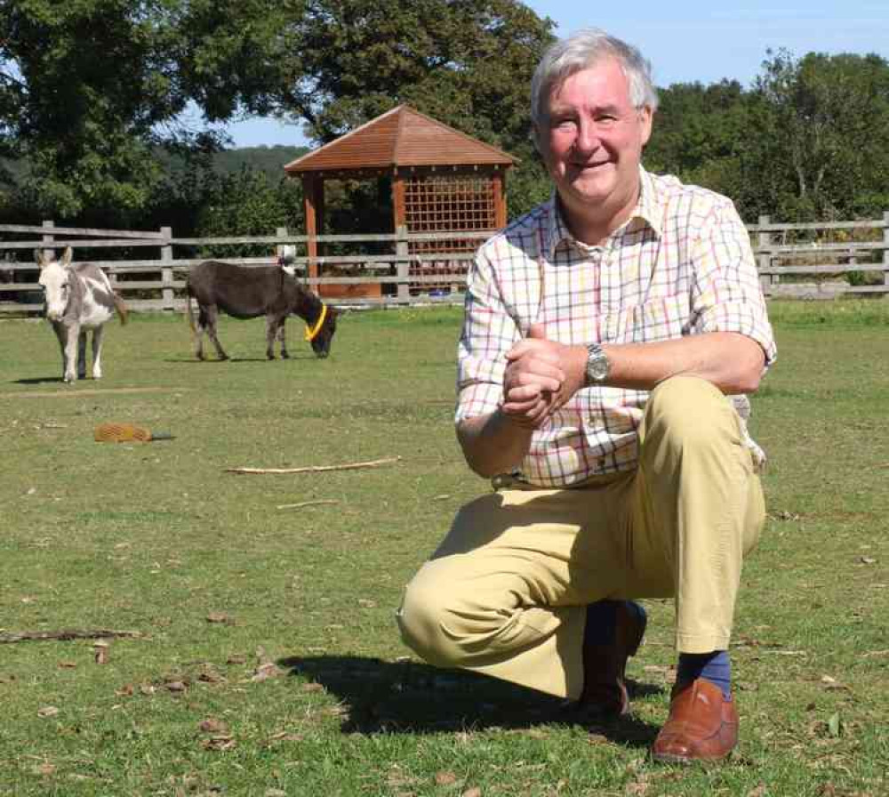 Peter Wright - Ambassador for The Donkey Sanctuary.