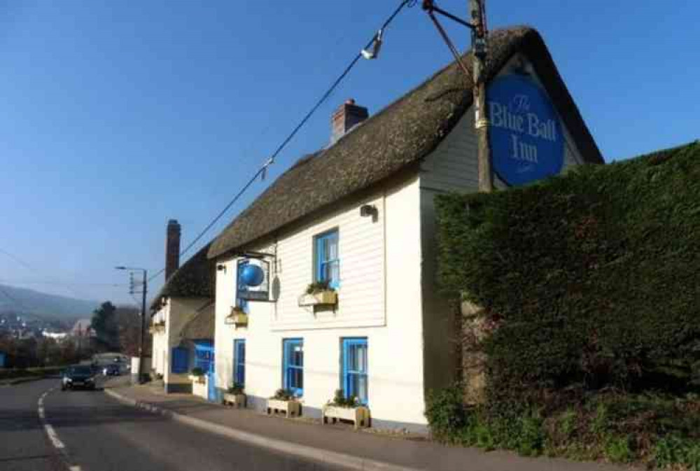 The Blue Ball Inn, Sidford. Image courtesy of Roger Cornfoot.