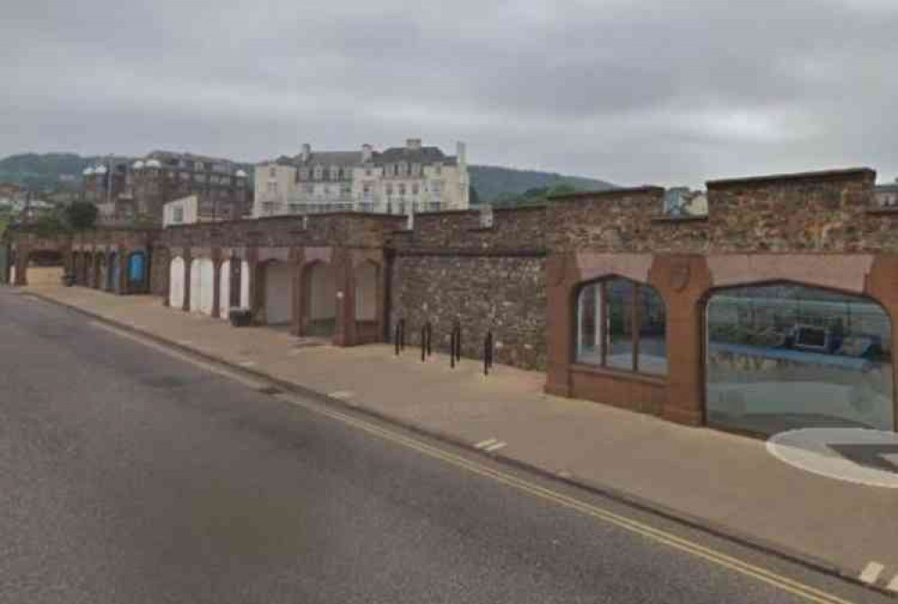 The Seafront Amenity Building on Sidmouth Esplanade. Image courtesy of Google.