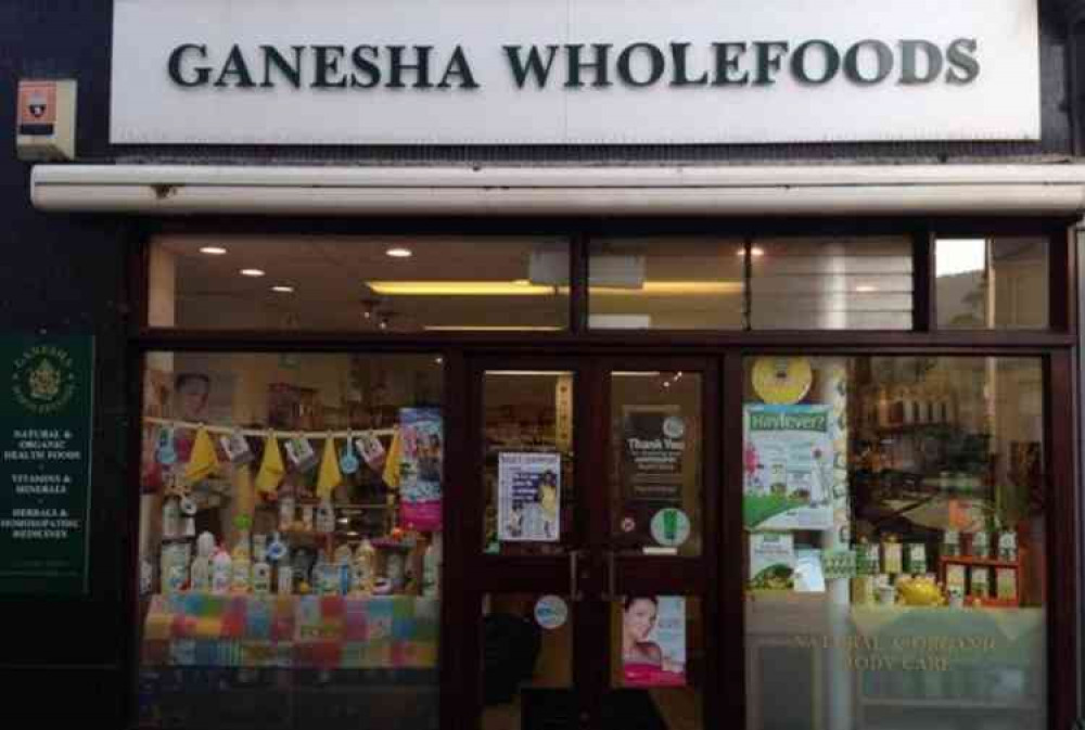 Ganesha Wholefoods, 3 High Street.