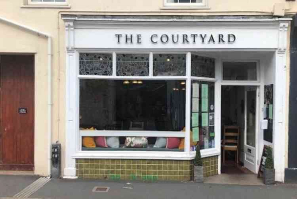 The Courtyard on Sidmouth High Street.