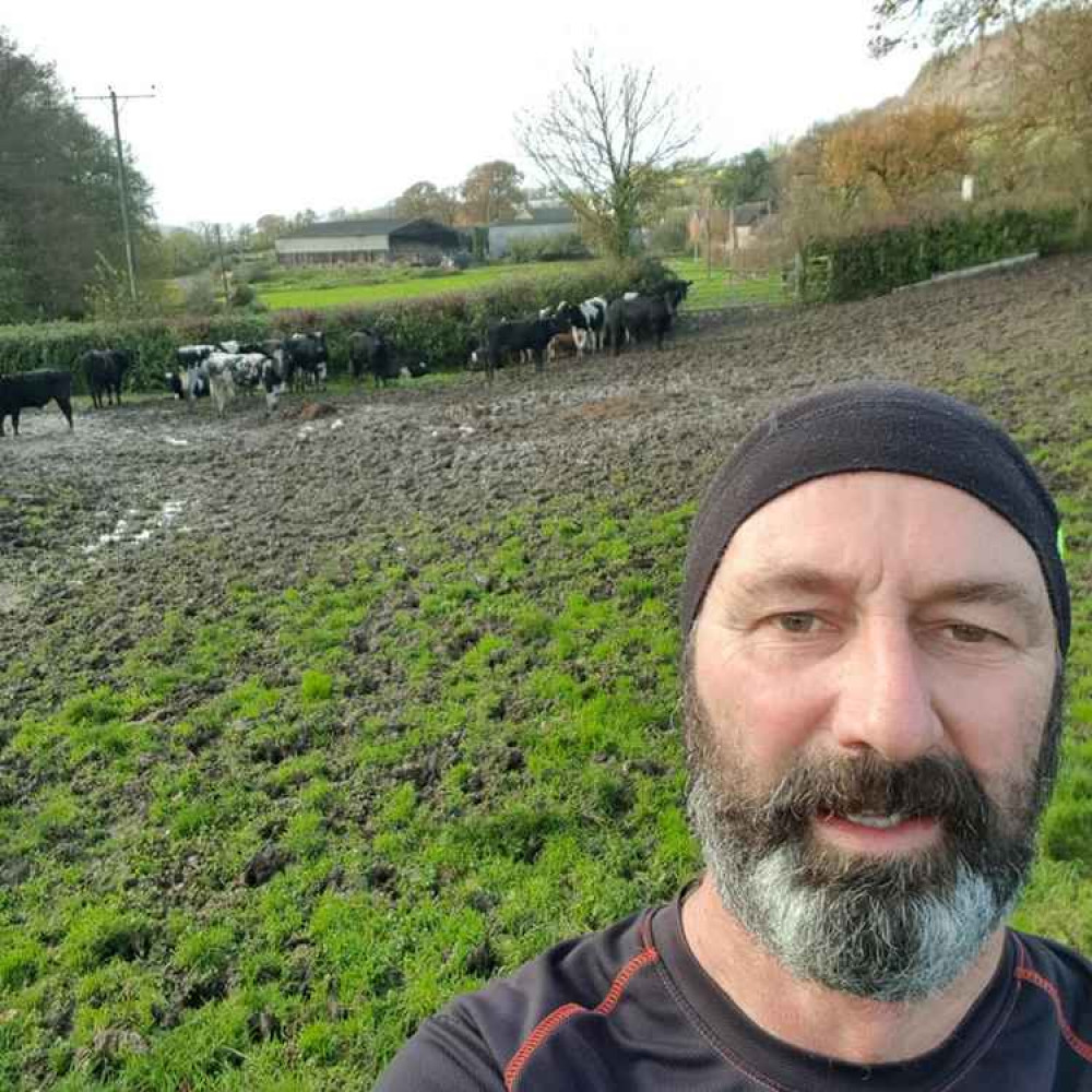 Rocker enjoying the local countryside