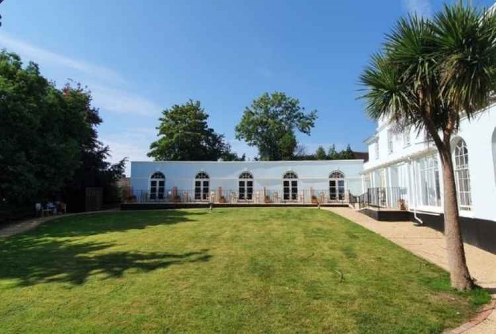 Another view of Arcot House and its spacious grounds