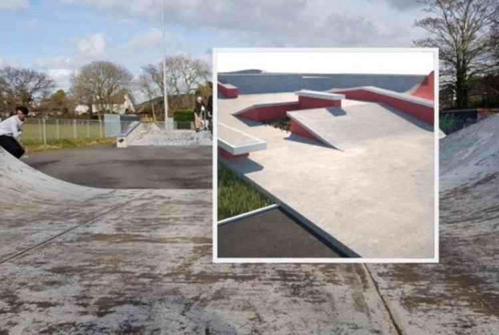 Artist's impressions of the skatepark. Picture: Maverick Designs