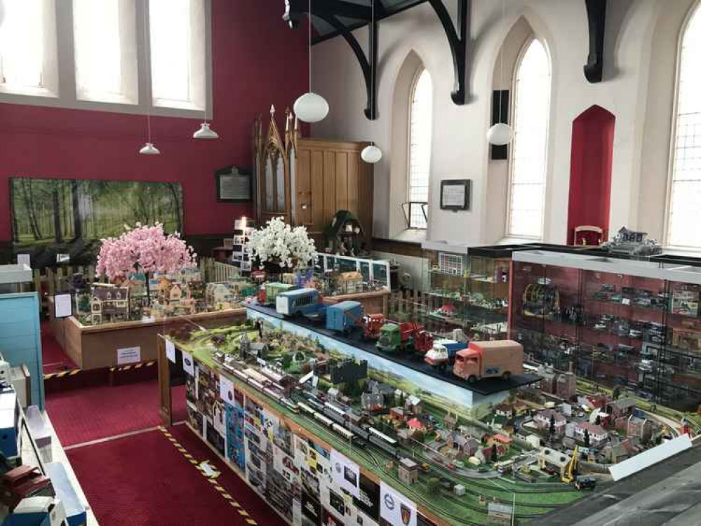 Model railway and other exhibits at the Toy and Model Museum