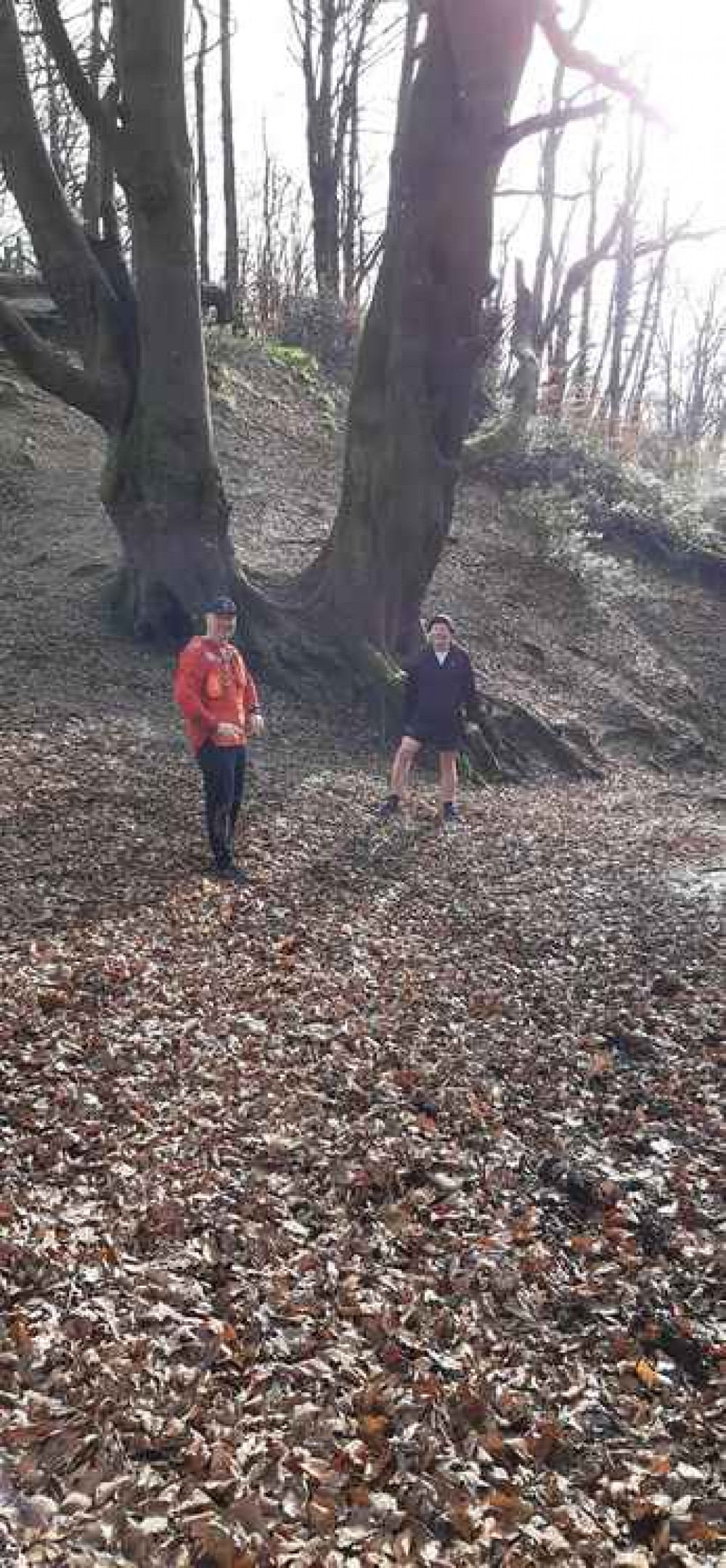 Tim Swarbrick and Derek Blackburn reach the final off road photo stop