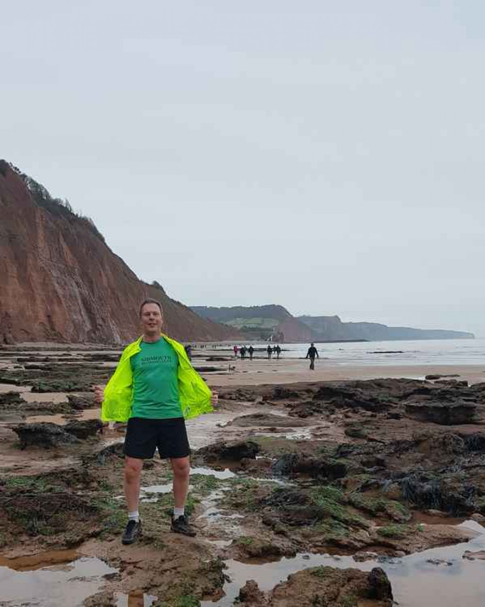 David Welsh proudly displaying his Mighty Green