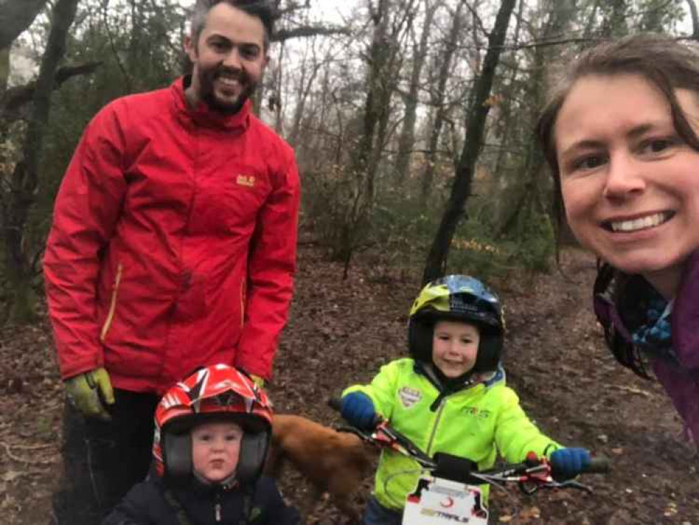 Bex McDonald and family on the hunt for control points