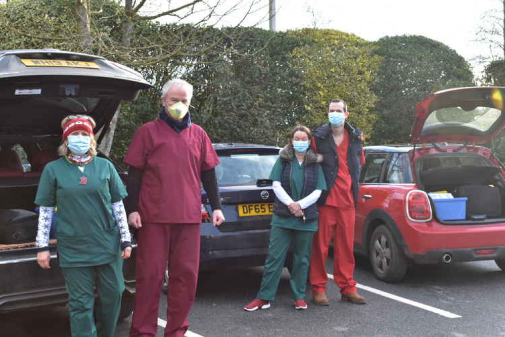 Left to right: Dr Simon Kerr and Debbie Kerr, Dr Louise Knight and Dr Lewis Jones Left to right: Dr Simon Kerr and Debbie Kerr, Dr Louise Knight and Dr Lewis Jones