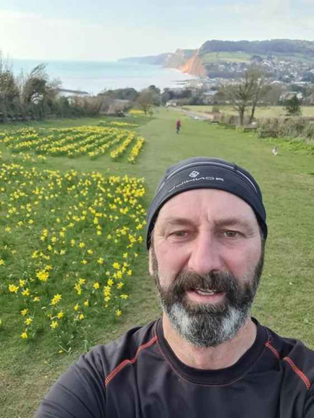 Three laps of daffs for Graham Sheppard