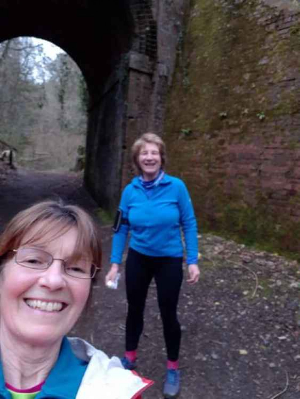 Selfie time for Brigid McSmith and Ann Cole