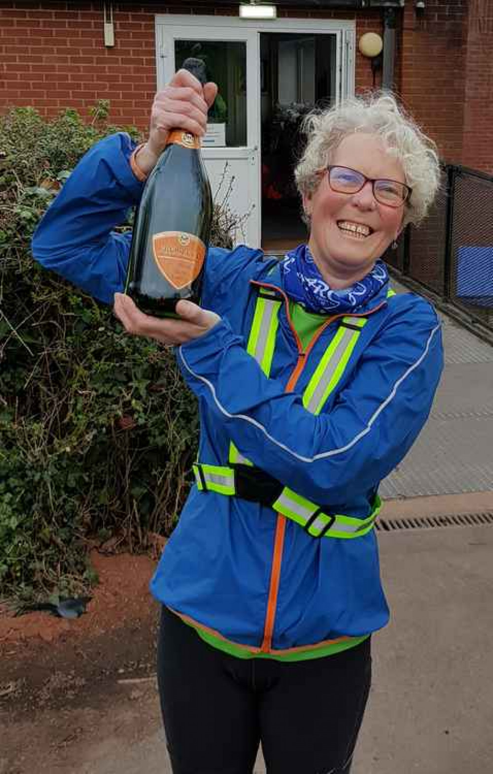 LD#3 Supreme Champion Alexa Baker and her magnum of Prosecco