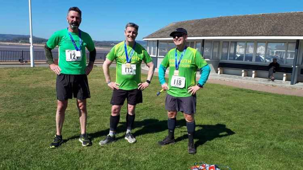 All smiles Graham 'Rocker' Shepperd, Clive Gilbert and Derek Blackburn