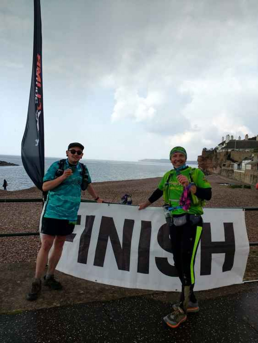 Gripper and son, Ollie Goodchild-Horne with their well deserved medals