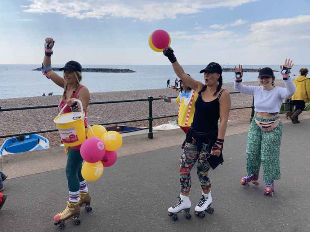 Sidmouth Skate Squad joined in the fun on day 4.