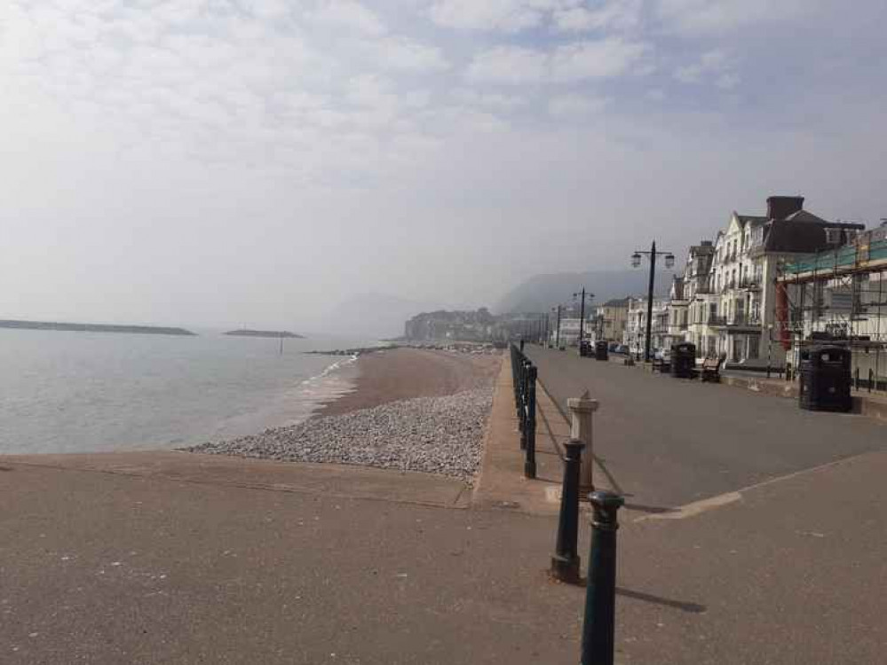 Sidmouth seafront, by Carole Clark