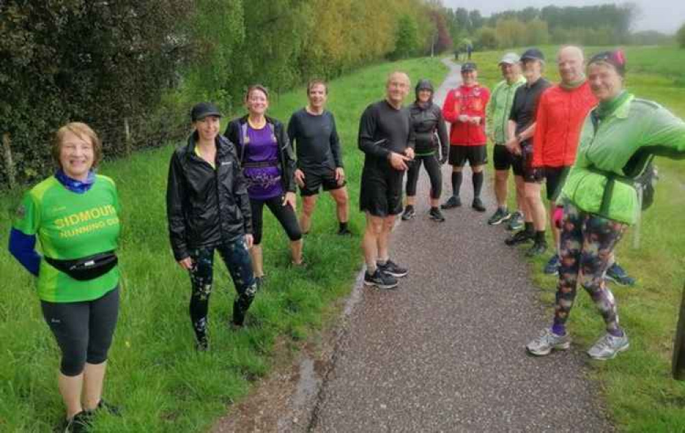 A soggy group of Mighty Greens on the Cosy Route