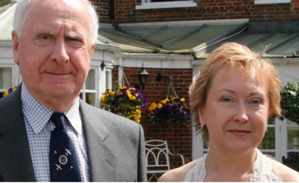 Dr Cathy Gardner and her father Michael Gibson who died in an Oxfordshire care home of 'probable Covid-19'