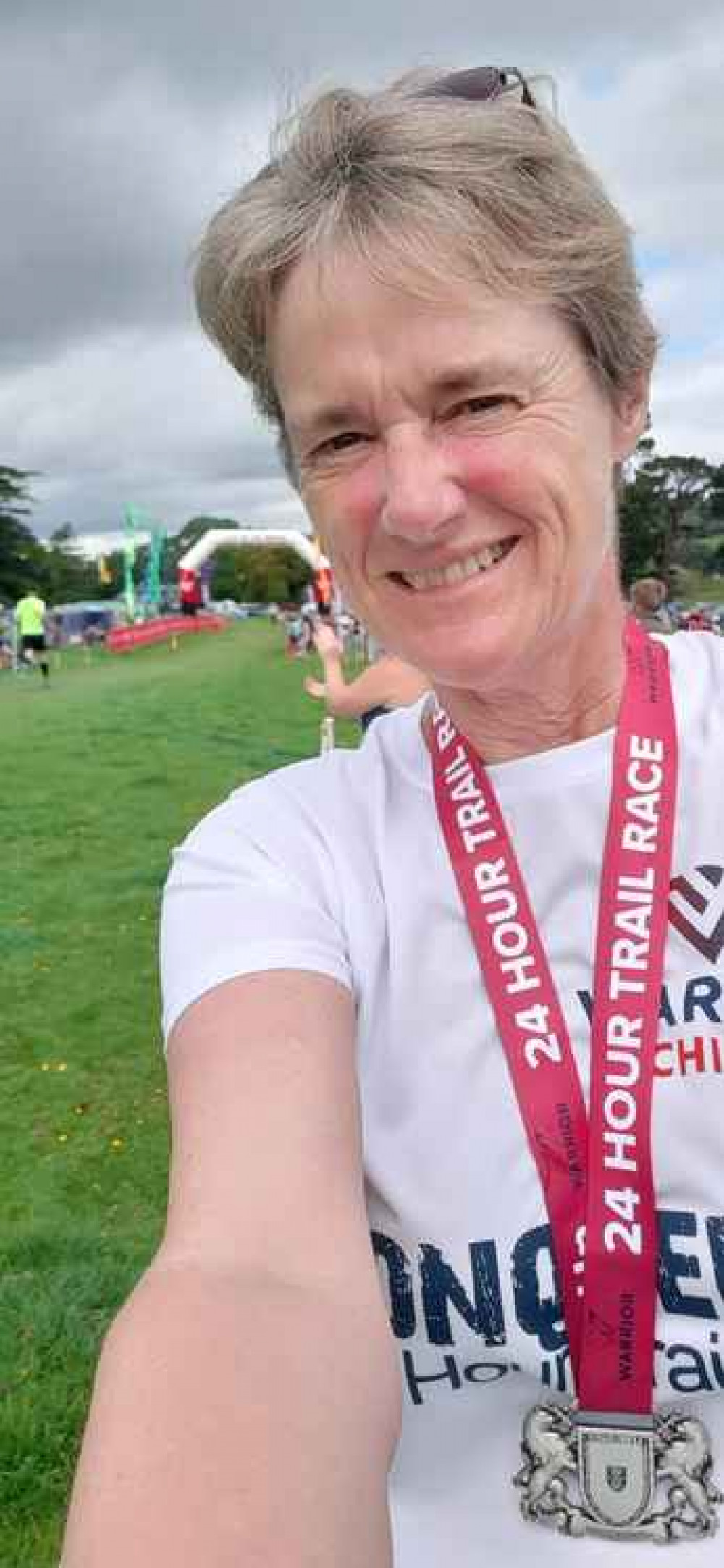 Jo and her well deserved medal