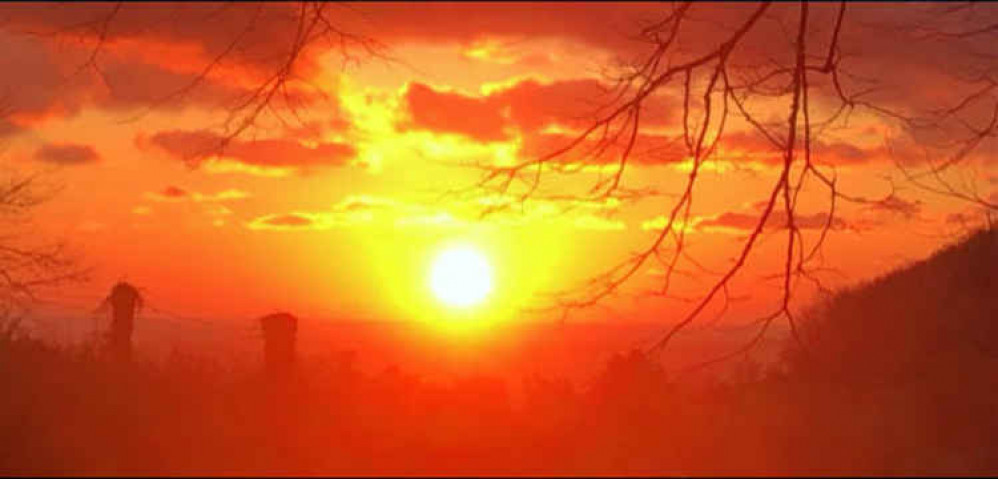 Branscombe: Sunrise over Branscombe Beach