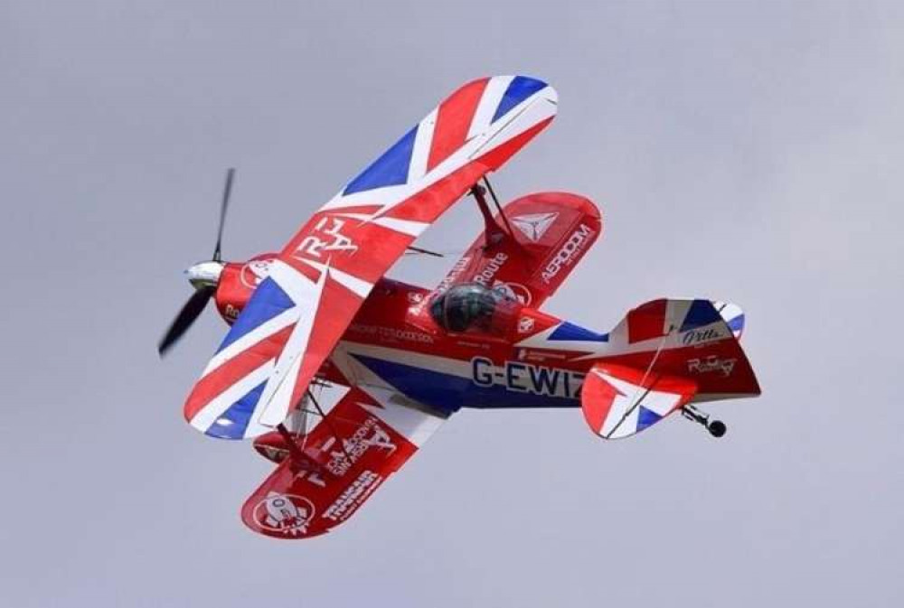 Rich Goodwin's Pitts biplane - one of the attractions at this year's show