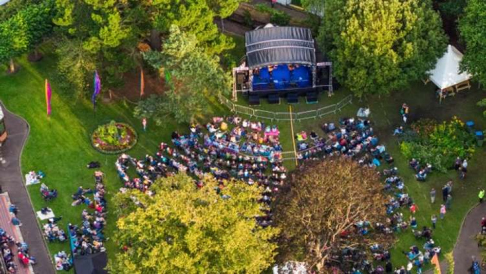 Aerial shot of Blackmore Gardens. Photo by Kyle Baker Photography & Videography