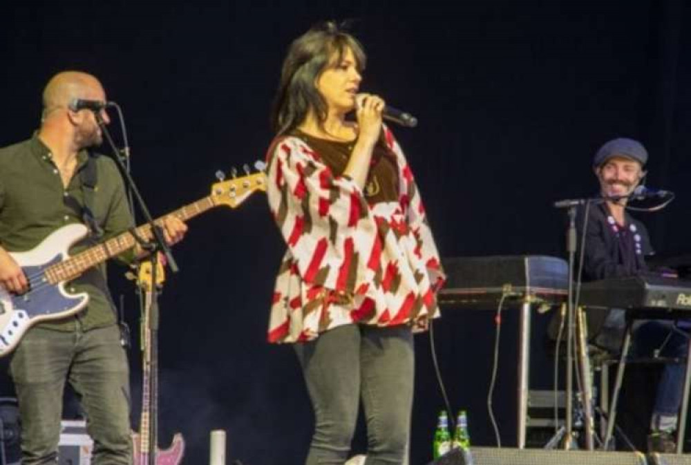 Imelda May, main stage, Sunday night. Picture by Cliff Smith Photography