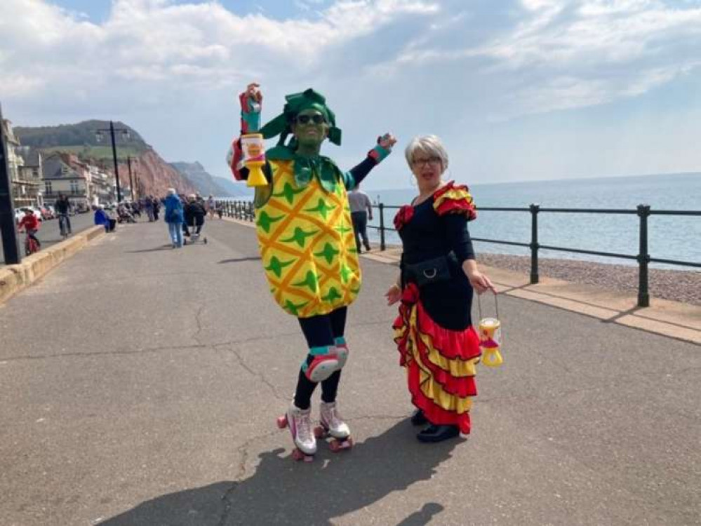 Fancy dress with skates - lots of fun!