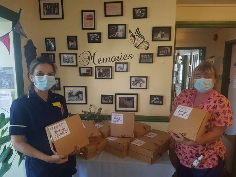 Staff members Ellie and Tina, Doveleigh Care Ltd