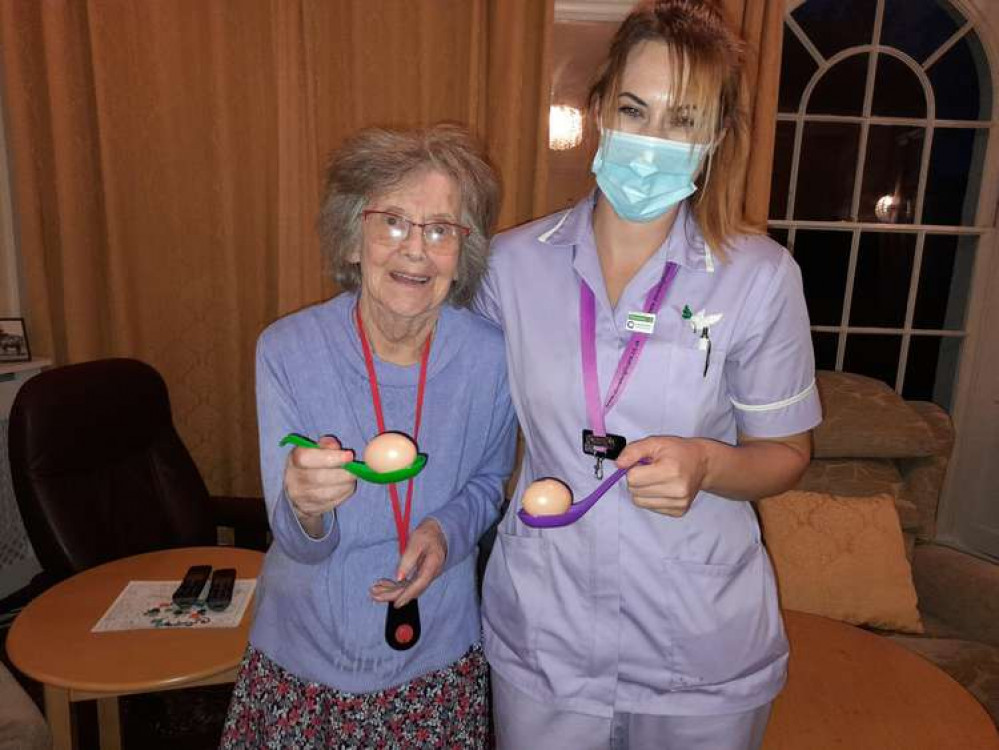 An egg and spoon race, Doveleigh Care Ltd