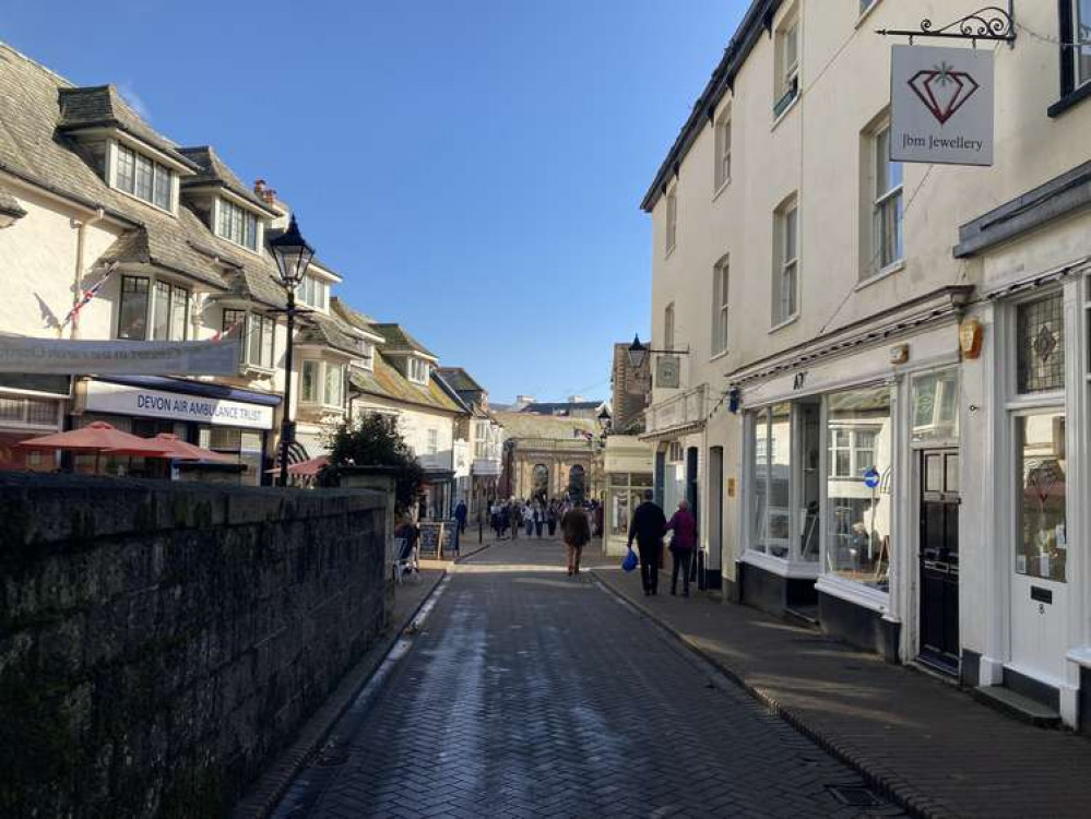 Sidmouth town centre (Nub News, Will Goddard)