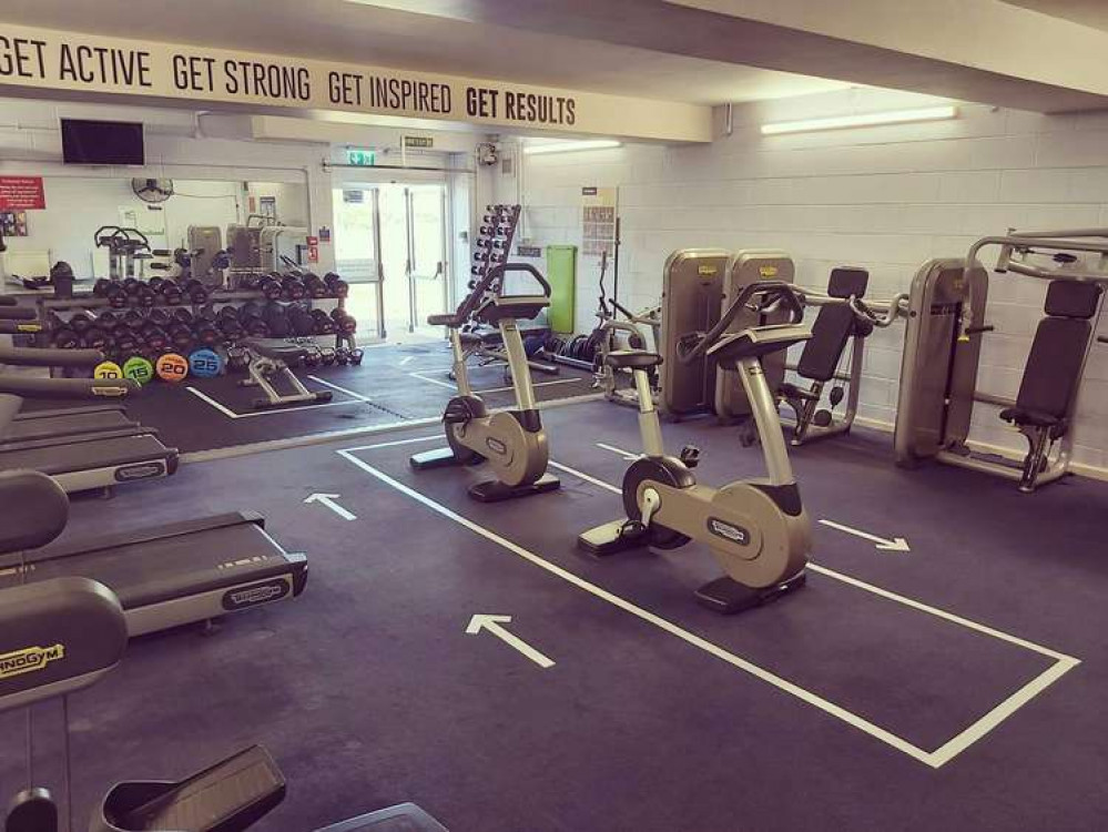 The gym is fully fitted out with a range of cardio machines and weight training and resistance equipment