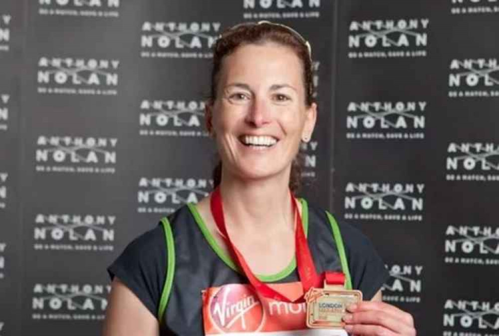 Lesley was due to take part in the London Marathon back in April.