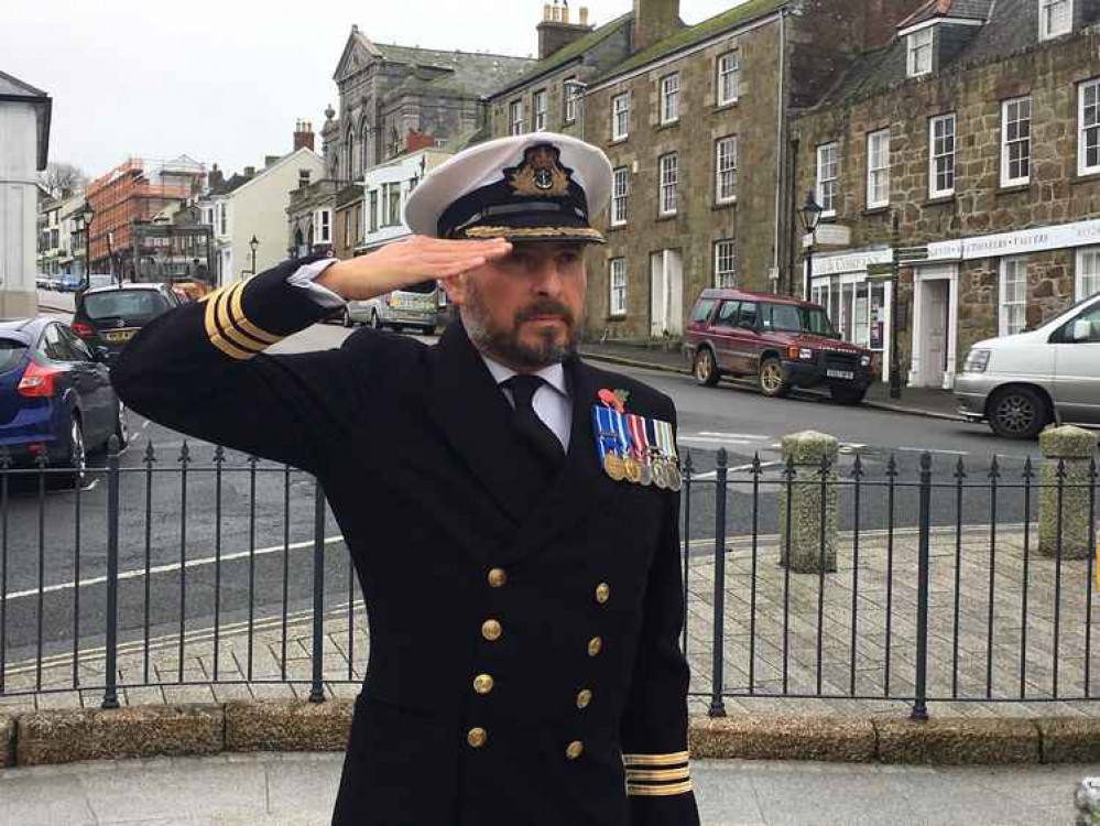 Cdr Jonathan Bird at Helston