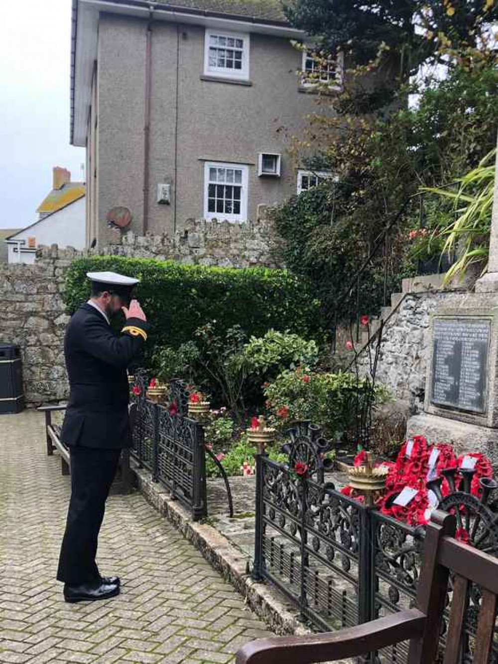 Lt Neil Pitt at Marazion.