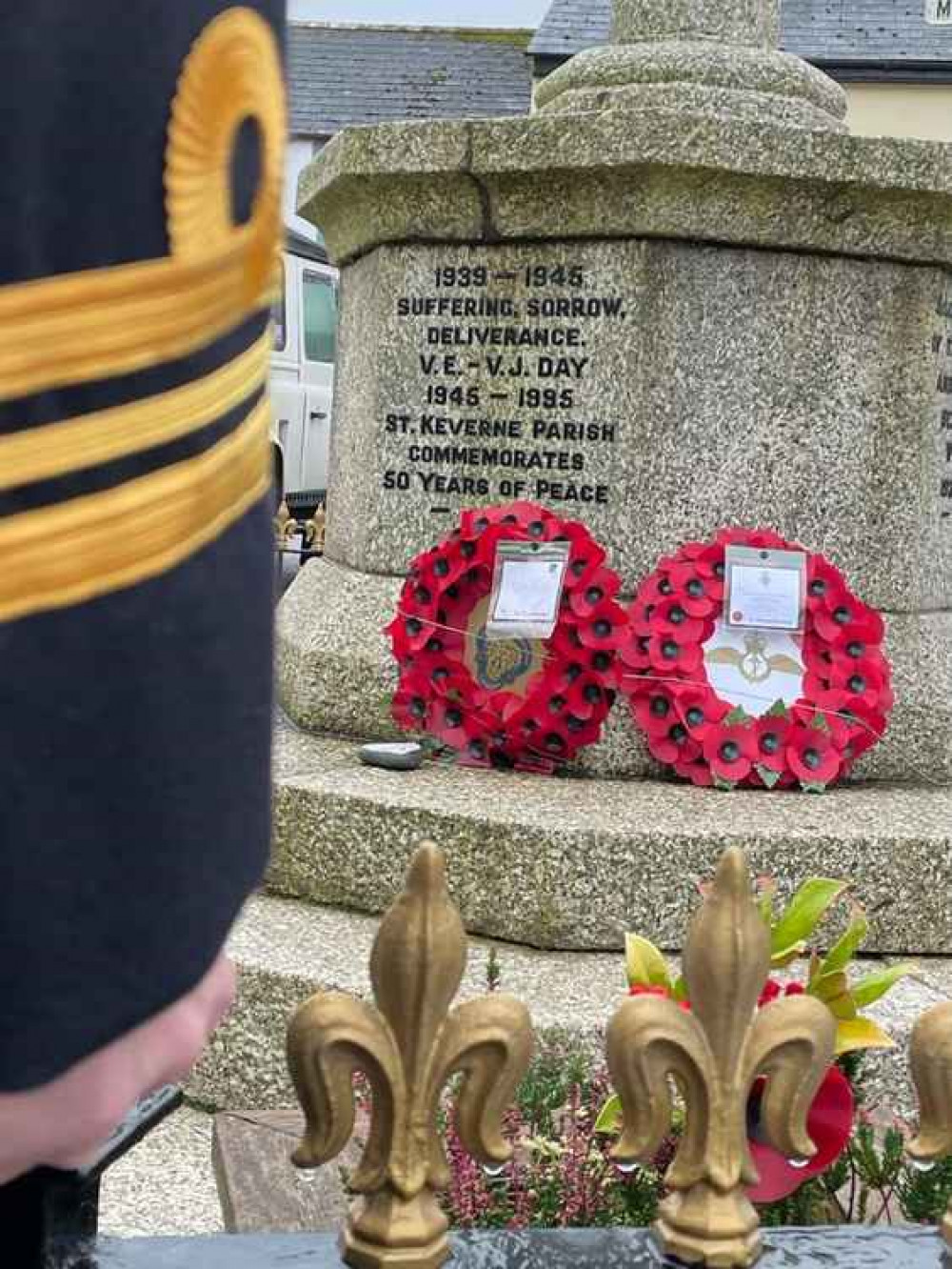 Wreaths at St Keverne.