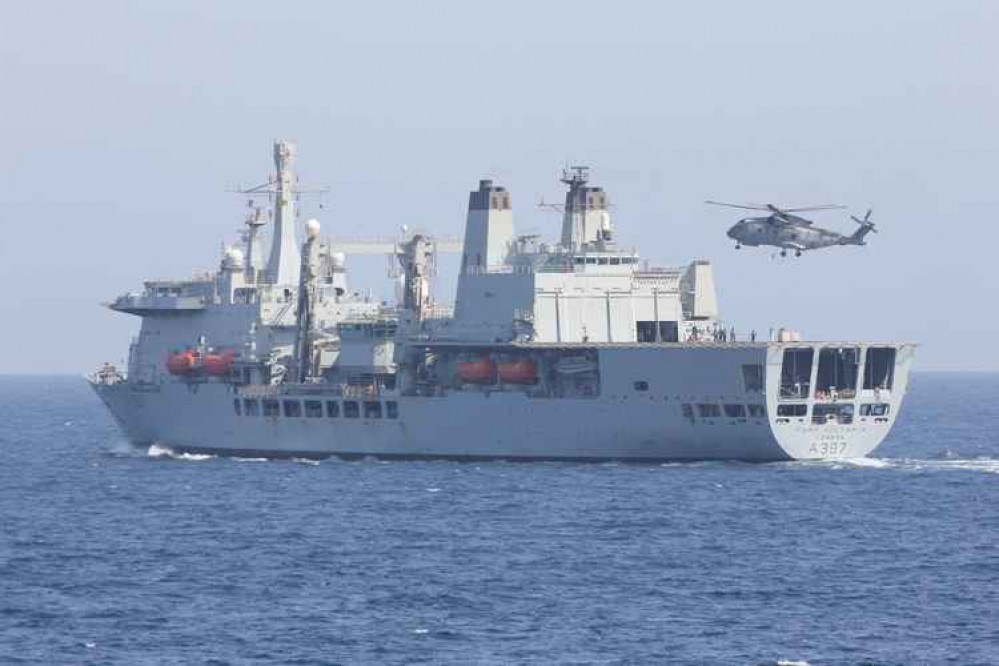 RFA Fort Victoria. Credit: Matthew Bromage.