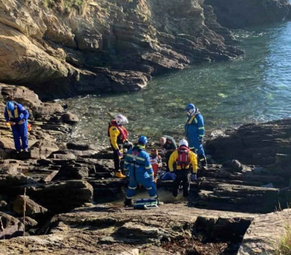 Credit: Porthoustock Coastguard Rescue Team.