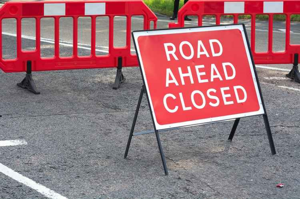 A route in Gweek is blocked tonight following a fallen tree.