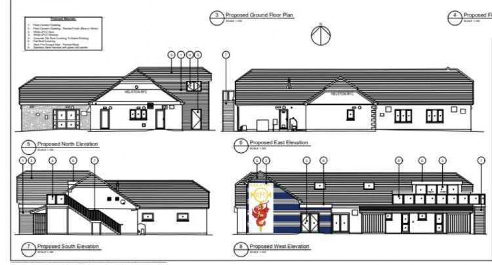 The proposed plans for the club.