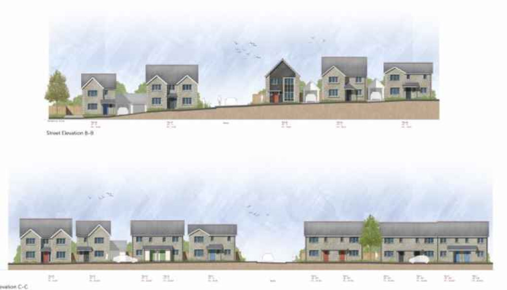 What the proposed houses would look like. What the proposed houses would look like.